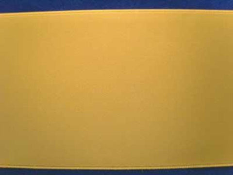 R1001 50mm Pale Gold Yellow Single Faced Satin Ribbon by Offray