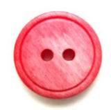 B7157 17mm Frosted Red Soft Sheen 2 Hole Button - Ribbonmoon