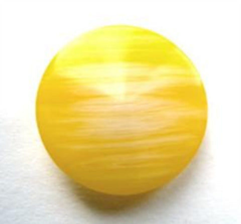 B12182 20mm Frosted Yellow Glossy Shank Button - Ribbonmoon