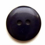 B5862 15mm Deep Ink Navy Soft Gloss 2 Hole Button