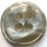 B17473 28mm Tonal Pale Greys Pealised Shimmer 4 Hole Button - Ribbonmoon