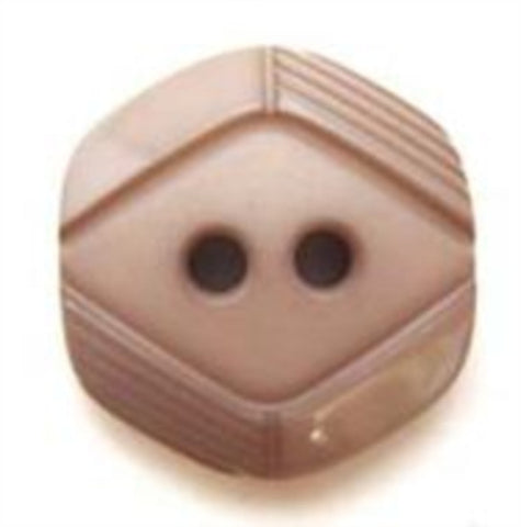 B5275 16mm Pale Mushroom Beige Matt Centre 2 Hole Button - Ribbonmoon