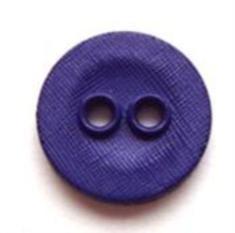 B5904 14mm Blue Purple Lightly Textured Linen Effect 2 Hole Button - Ribbonmoon