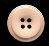 B6171 18mm Natural Beige Matt Centre 2 Hole Button - Ribbonmoon