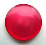 B14109 20mm Cardinal Red Polyester Shank Button - Ribbonmoon