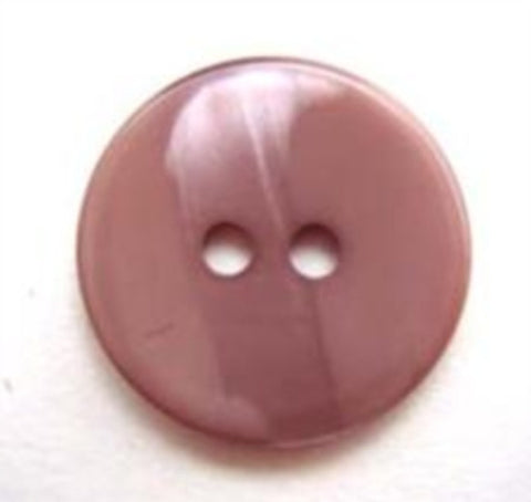 B5058 18mm Rosy Beige Variegated Polyester 2 Hole Button - Ribbonmoon