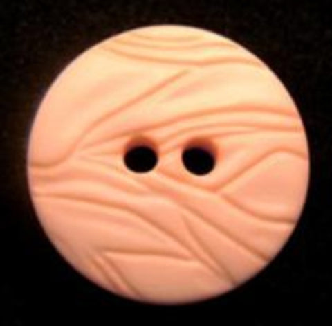 B8831 20mm Peach Matt Textured 2 Hole Button - Ribbonmoon