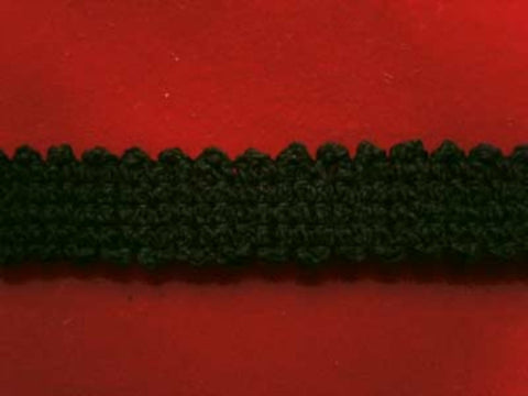 FT1058 14mm Black Woven Braid Trimming - Ribbonmoon