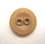 B5214 14mm Camel Lightly Textured Linen Effect 2 Hole Button - Ribbonmoon