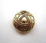 B14519 15mm Gilded Gold Poly Shank Button - Ribbonmoon