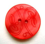 B14036 20mm Salsa Iced and Engraved Finsih 2 Hole Button - Ribbonmoon