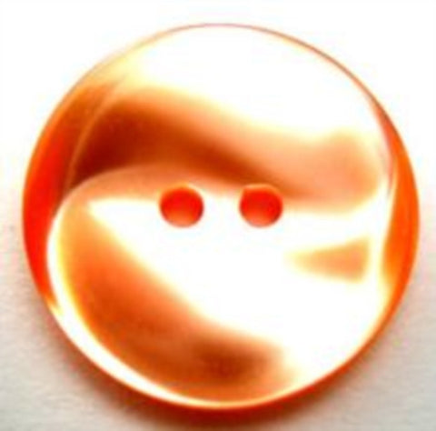 B11193 22mm Tonal Orange High Gloss Vivid Shimmer 2 Hole Button