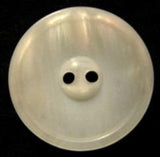 B6909 23mm Ivory and Iridescent Pearlised Surface 2 Hole Button - Ribbonmoon