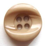 B5903 18mm Creamy Beige Chunky Gloss 4 Hole Button - Ribbonmoon