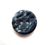 B12841 16mm Tonal Navy and Natural Matt 2 Hole Button - Ribbonmoon