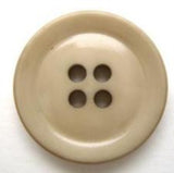 B5717 22mm Pale Dusky Beige Gloss 4 Hole Button - Ribbonmoon