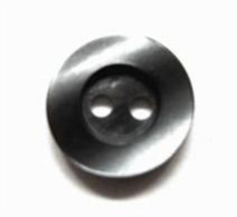 B6497 12mm Tonal Dark Greys Pearlised Shimmery 2 Hole Button - Ribbonmoon