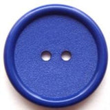 B6420 25mm Dark Royal Blue 2 Hole Button - Ribbonmoon