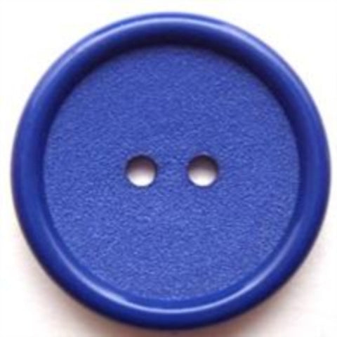 B6420 25mm Dark Royal Blue 2 Hole Button - Ribbonmoon