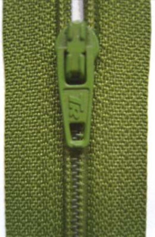 Z1404 46cm Cypress Green Nylon No.3 Closed End Zip - Ribbonmoon