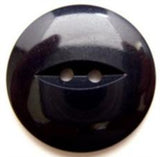 B5931 23mm Midnight Navy 2 Hole Polyester Fish Eye Button - Ribbonmoon