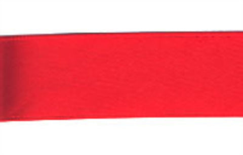 R4730 24mm Red Double Face Satin Ribbon - Ribbonmoon