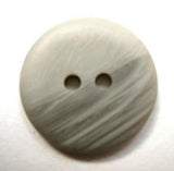 B16204 20mm Frosted Pale Grey Soft Sheen 2 Hole Button - Ribbonmoon