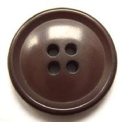 B11287 22mm Misty Brown 4 Hole Button - Ribbonmoon