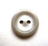 B6861 15mm Tonal Greys High Gloss 2 Hole Button - Ribbonmoon