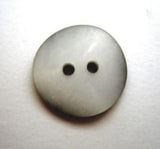 B6830 15mm Ice Grey Matt Sheen Chunky 2 Hole Button - Ribbonmoon