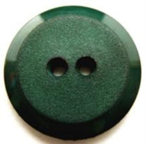 B13358 23mm Holly Green Matt Centre 2 Hole Button - Ribbonmoon