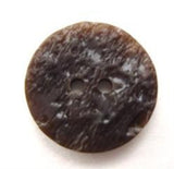 B11181 18mm Dark Brown Textured Stone Effect 2 Hole Button