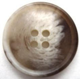 B9939 23mm Brown, Beige and Natural Mix Bone Sheen 4 Hole Button