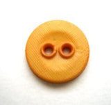 B7919 14mm Yellow Gold Lightly Textured Linen Effect 2 Hole Button - Ribbonmoon