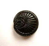 B13055 16mm Black Textured Shank Button - Ribbonmoon