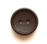 B8253 14mm Dark Cuban Brown Matt Centre 2 Hole Button - Ribbonmoon