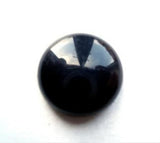 B11087 16mm Navy High Gloss Domed Shank Button - Ribbonmoon