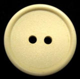 B15765 23mm Pale Primrose Matt Centre 2 Hole Button - Ribbonmoon