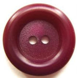 B7262 22mm Plum Wine Soft Sheen 2 Hole Button - Ribbonmoon