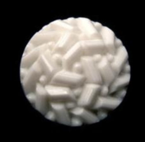 B15430 20mm Textured White Shank Button - Ribbonmoon