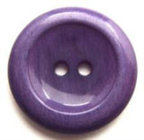 B11650 22mm Frosted Purple Glossy 2 Hole Button - Ribbonmoon