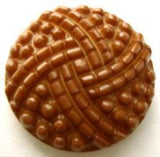 B15356 23mm Fawn Brown Textured Shank Button - Ribbonmoon