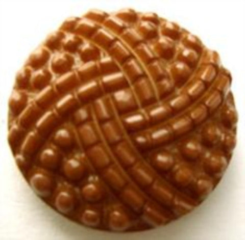 B15356 23mm Fawn Brown Textured Shank Button - Ribbonmoon