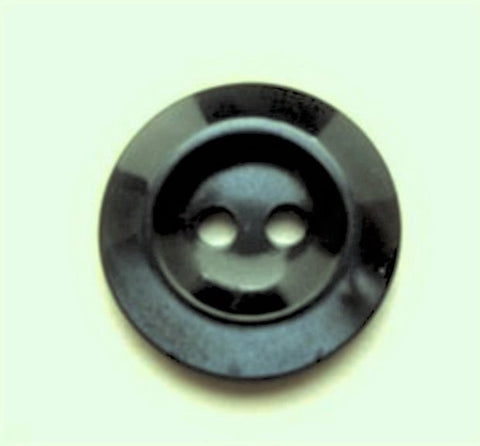 B9445 16mm Navy Pearlised Polyester Centre Dink 2 Hole Button