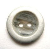 B11800 19mm Frosted Grey High Gloss 2 Hole Button - Ribbonmoon