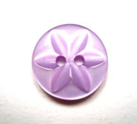 B15310 16mm Deep Helio 2 Hole Polyester Star Button - Ribbonmoon