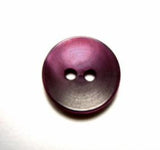 B11028 14mm Shimmery Tonal Blackberry and Plum 2 Hole Button - Ribbonmoon