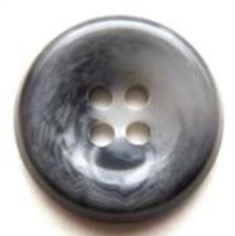 B6446 23mm Tonal Greys Gloss 4 Hole Button with a Concave Centre - Ribbonmoon