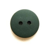 B8190 15mm Dull Holly Green Matt 2 Hole Button - Ribbonmoon