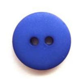 B5655 15mm Royal Blue Matt 2 Hole Button - Ribbonmoon